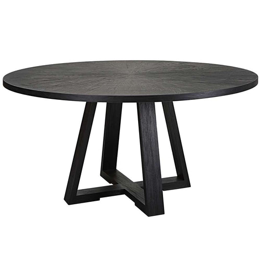 Uttermost - Gidran Round Black Dining Table - 25206 veiw 1