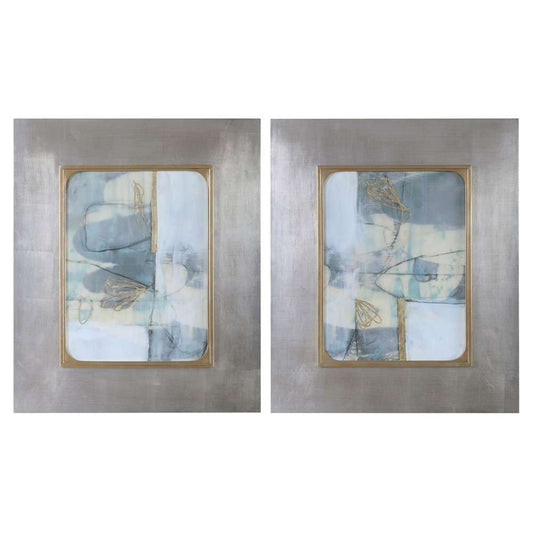 Uttermost - Gilded Whimsy Abstract Prints (Set of 2) - 41613 veiw 1