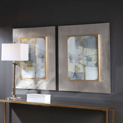 Uttermost - Gilded Whimsy Abstract Prints (Set of 2) - 41613 veiw 2