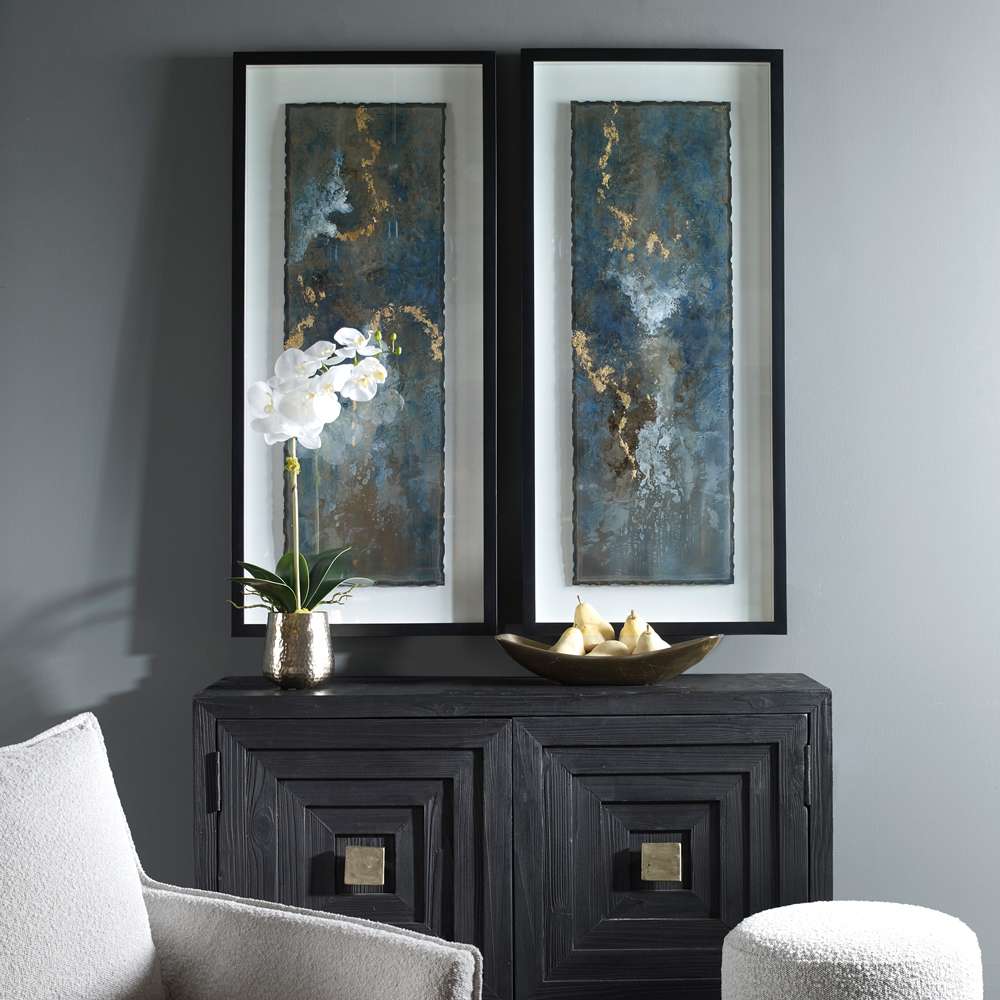 Uttermost - Glimmering Agate Abstract Prints (Set of 2) - 41434 veiw 4