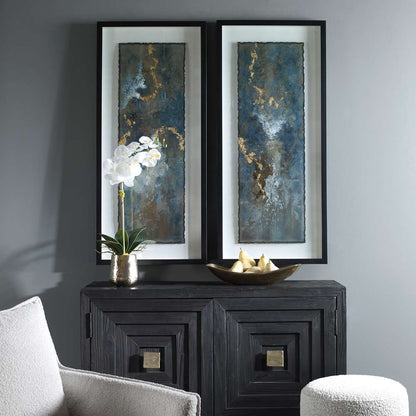 Uttermost - Glimmering Agate Abstract Prints (Set of 2) - 41434 veiw 4