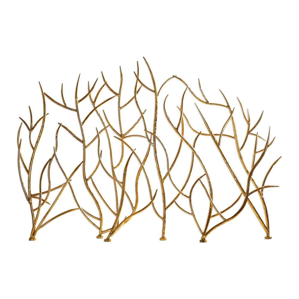 Uttermost - Gold Branches Decorative Fireplace Screen - 18796 veiw 1