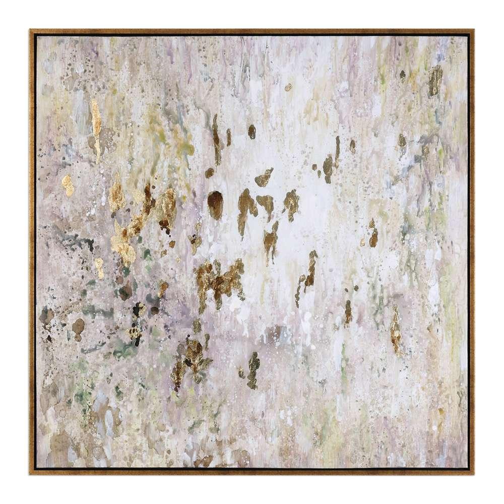 Uttermost - Golden Raindrops Modern Abstract Art - 34362 veiw 1