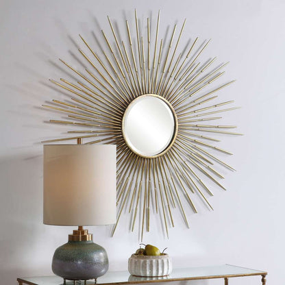 Uttermost - Golden Rays Starburst Mirror - 09602 veiw 3