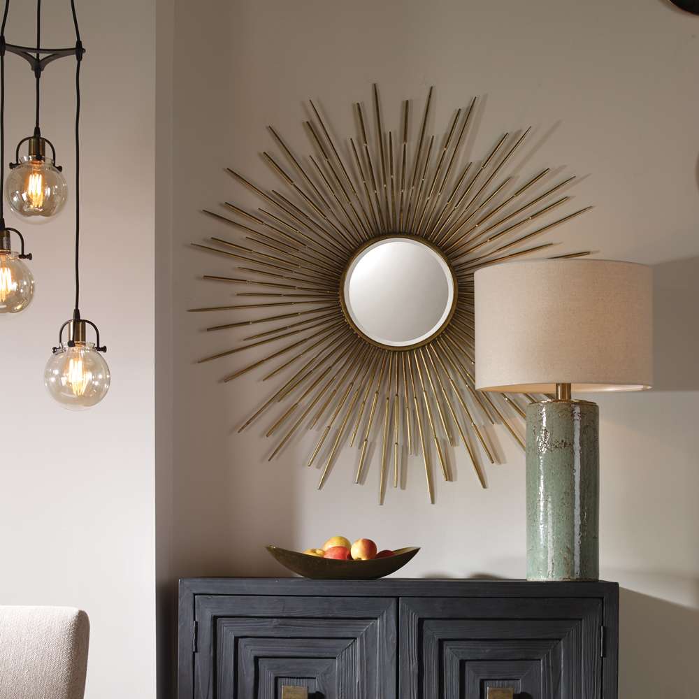 Uttermost - Golden Rays Starburst Mirror - 09602 veiw 4