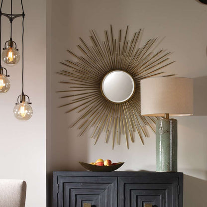Uttermost - Golden Rays Starburst Mirror - 09602 veiw 4