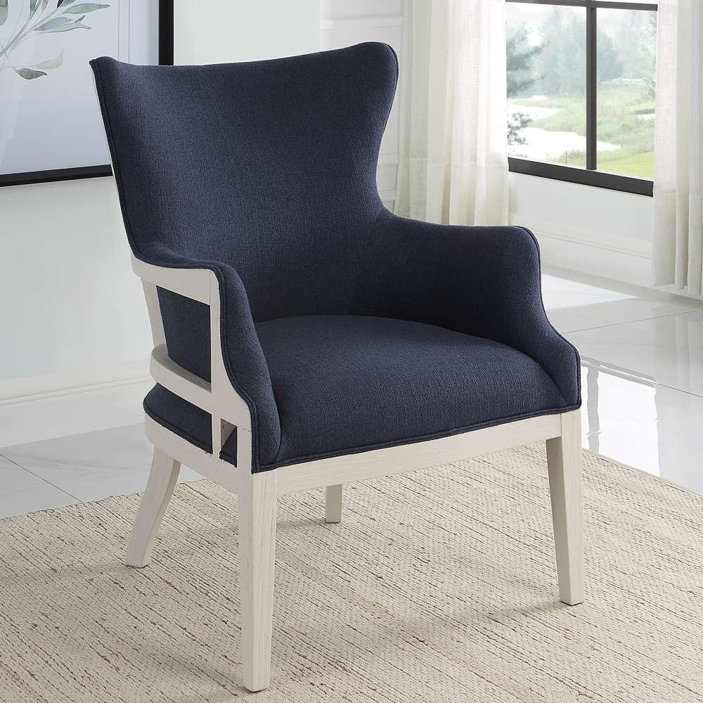 Uttermost - Gordonston Blue Fabric Accent Chair - 23753 veiw 4