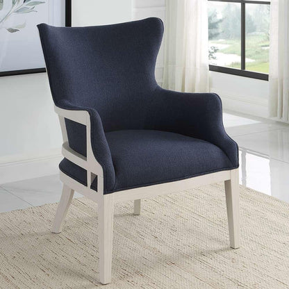 Uttermost - Gordonston Blue Fabric Accent Chair - 23753 veiw 4