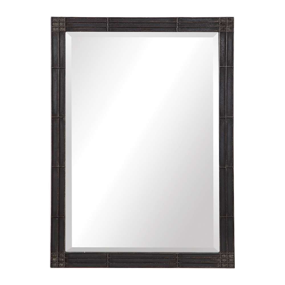 Uttermost - Gower Aged Black Vanity Mirror - 09485 veiw 1