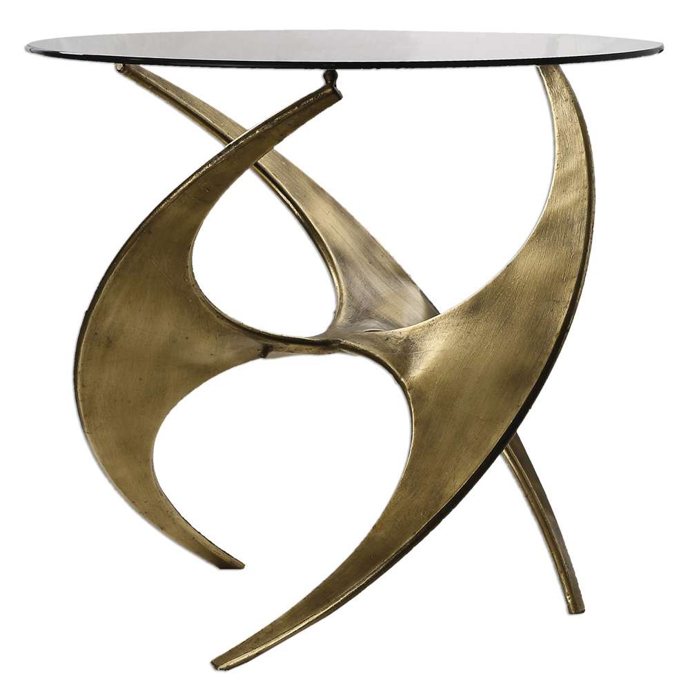 Uttermost - Graciano Glass Side Table - 24516 veiw 1