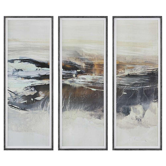 Uttermost - Graphite Horizon Framed Prints, Set/3 - 41444 veiw 1