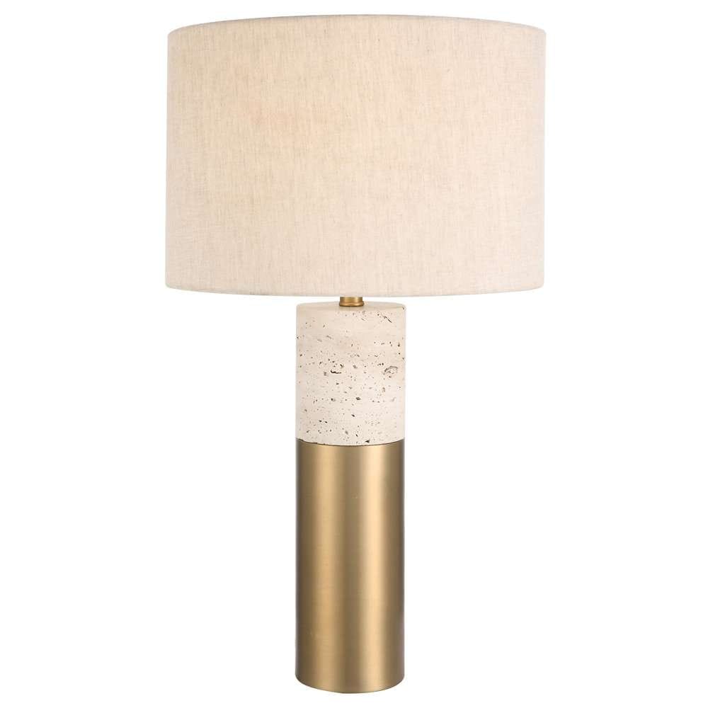Uttermost - Gravitas Elegant Brass & Stone Lamp - 30201-1 veiw 1