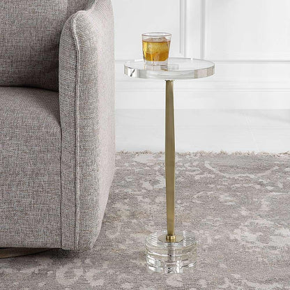 Uttermost - Groove Crystal Drink Table - 22908 veiw 4