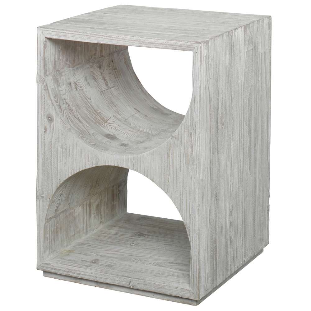 Uttermost - Hans White Side Table - 24969 veiw 1