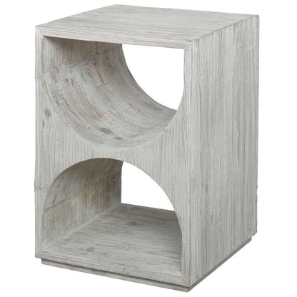 Uttermost - Hans White Side Table - 24969 veiw 1
