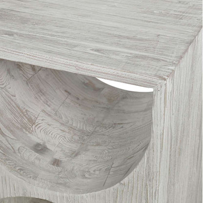 Uttermost - Hans White Side Table - 24969 veiw 3