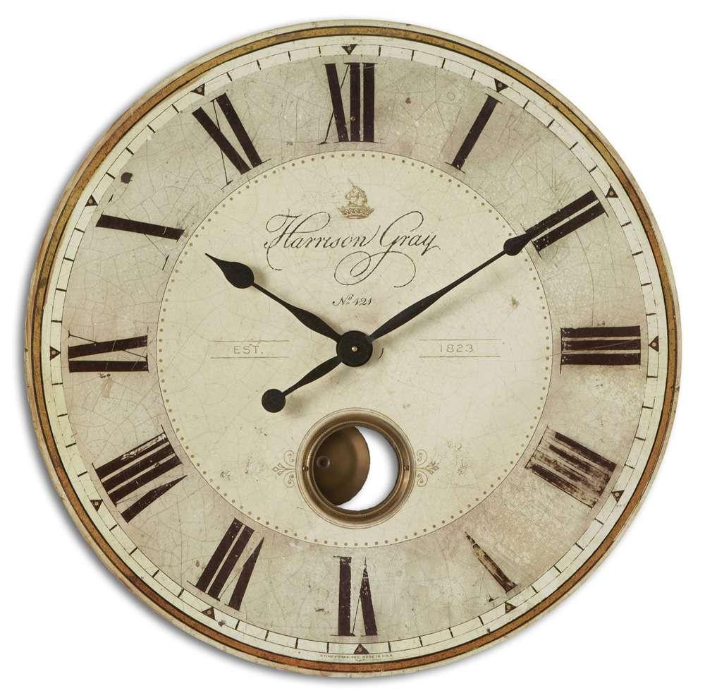 Uttermost - Harrison Gray 30in Clock - 06033 veiw 1