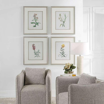 Uttermost - Heirloom Blooms Study Framed Prints Set/4 - 32285 veiw 4