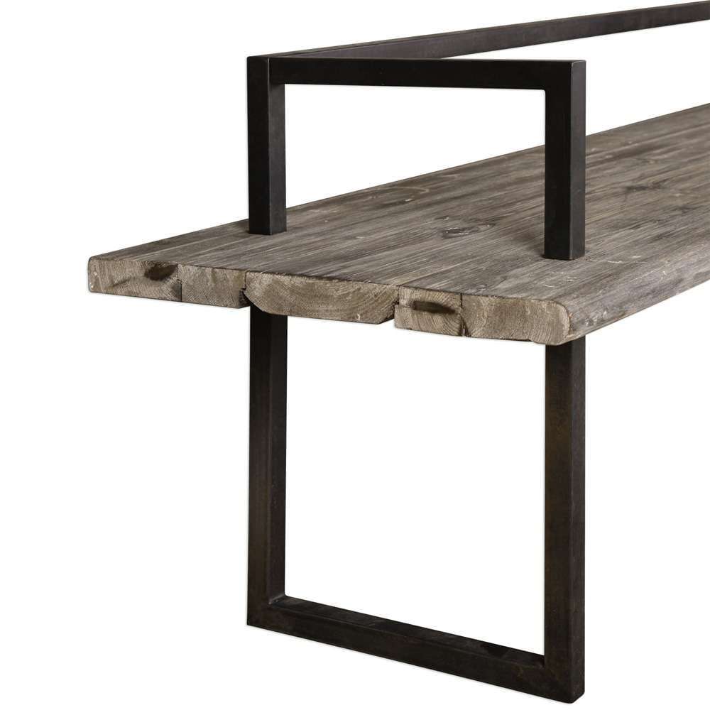 Uttermost - Herbert Reclaimed Wood Bench - 24701 veiw 2