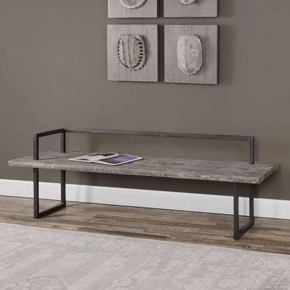 Uttermost - Herbert Reclaimed Wood Bench - 24701 veiw 3