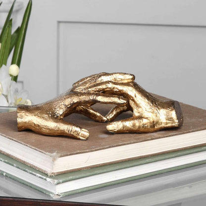 Uttermost - Hold My Hand Gold Sculpture - 20121 veiw 2