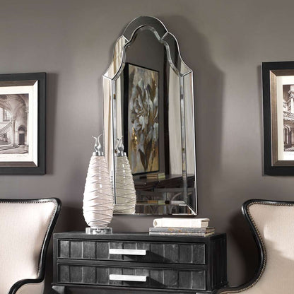 Uttermost - Hovan Frameless Arched Mirror - 11912-B veiw 3