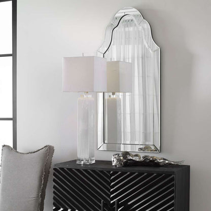 Uttermost - Hovan Frameless Arched Mirror - 11912-B veiw 4