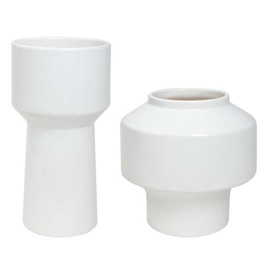Uttermost - Illumina Abstract White Vases, Set/2 - 18049 veiw 1