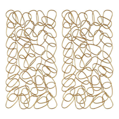 Uttermost - In The Loop Gold Wall Art (Set of 2) - 04124 veiw 1
