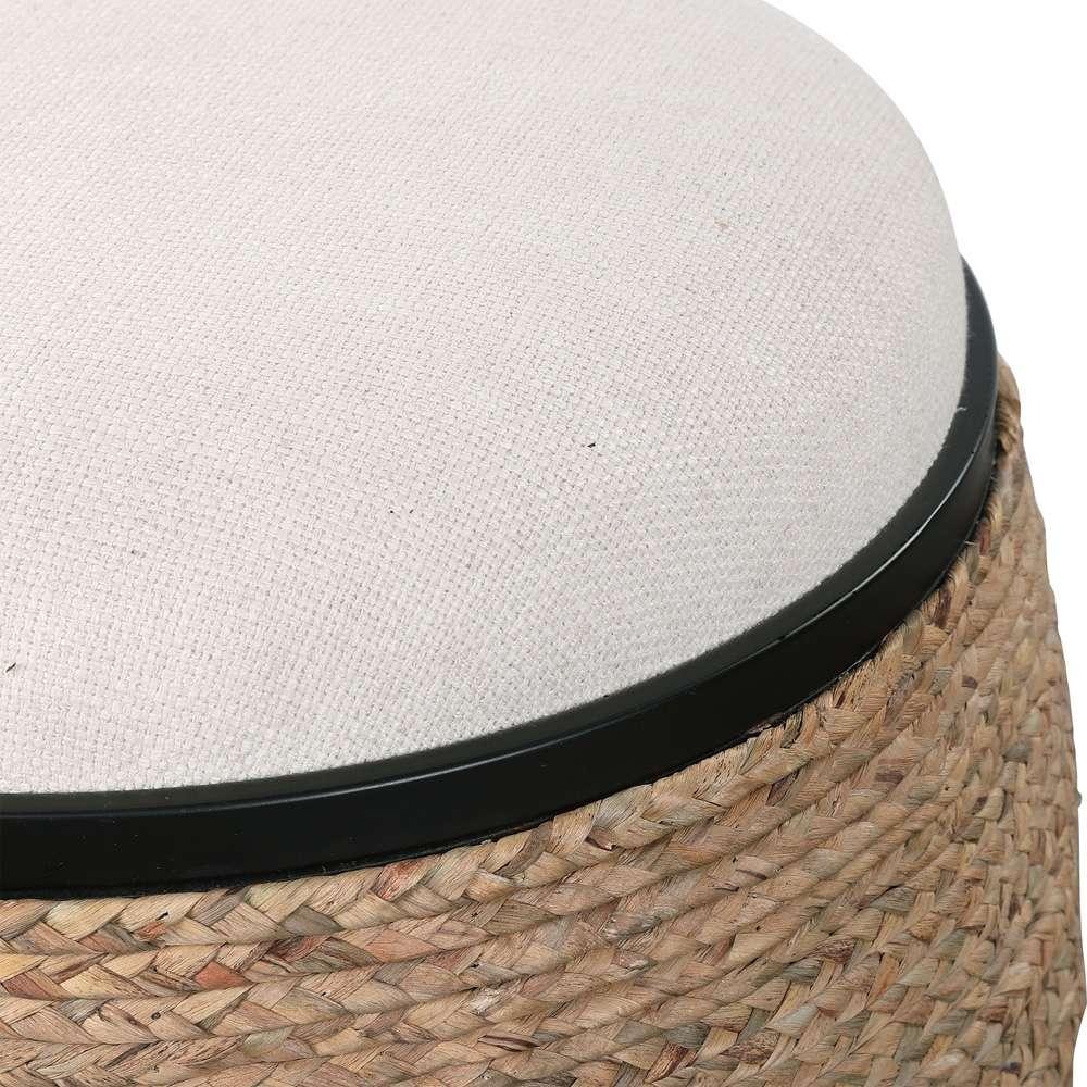 Uttermost - Island Straw Accent Stool - 23582 veiw 3