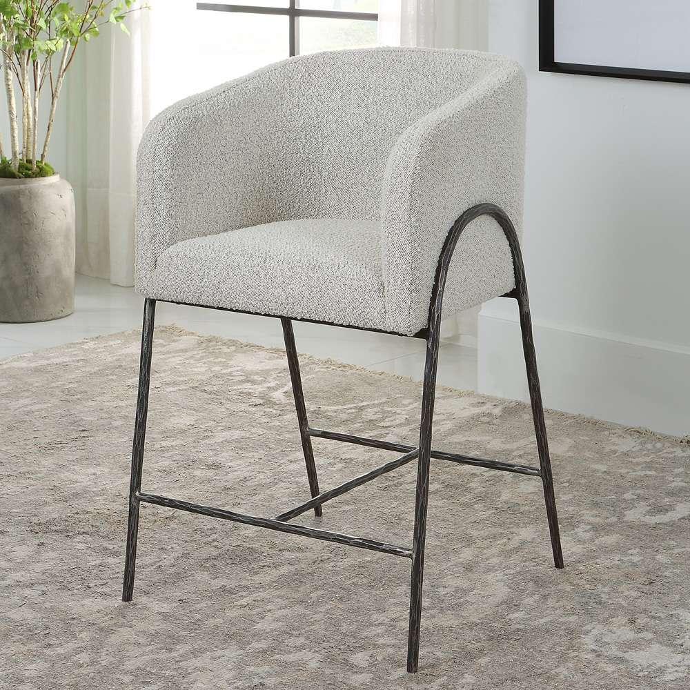 Uttermost - Jacobsen Gray 27in Counter Stool - 23737 veiw 3