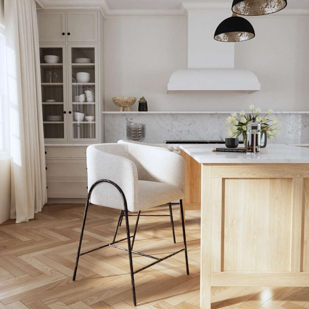 Uttermost - Jacobsen Gray 27in Counter Stool - 23737 veiw 4