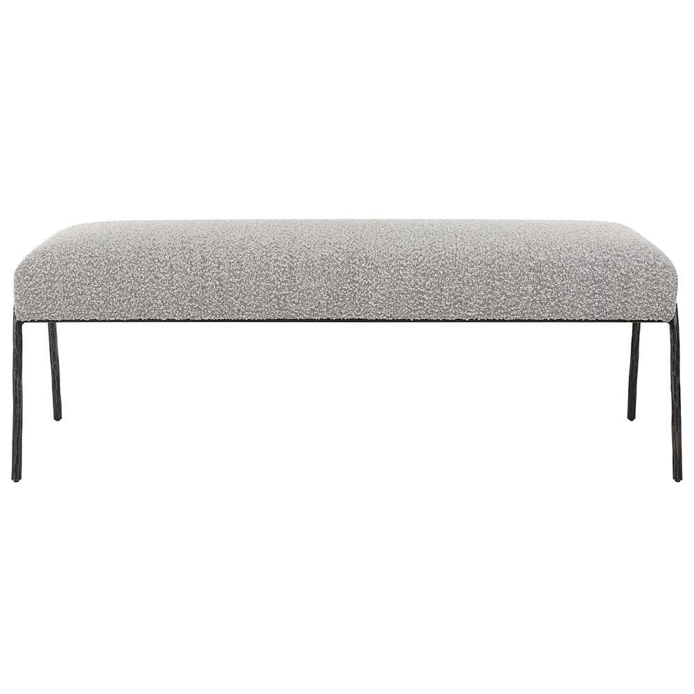 Uttermost - Jacobsen Modern Gray Bench - 23685 veiw 1
