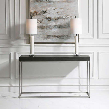 Uttermost - Jase Black Concrete Console Table - 24974 veiw 4