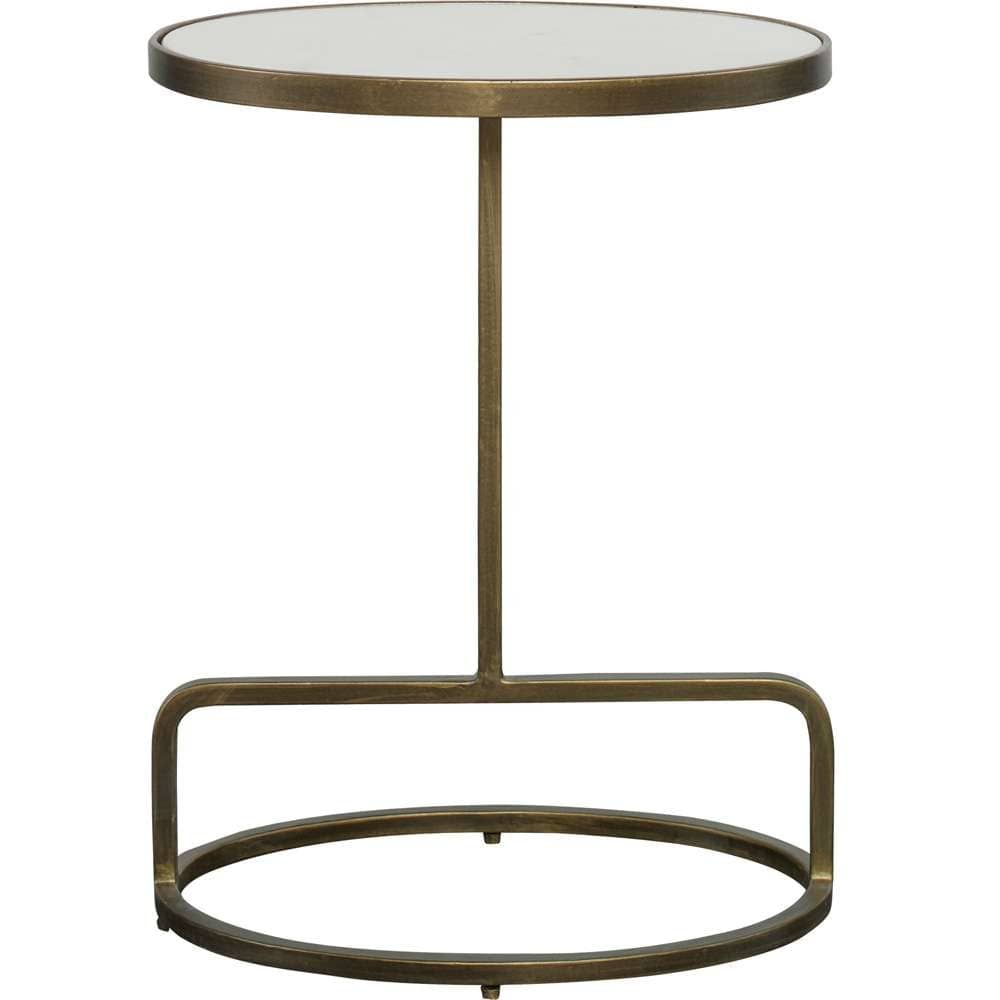 Uttermost - Jessenia White Marble Accent Table - 25135 veiw 1