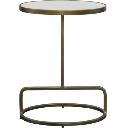 Uttermost - Jessenia White Marble Accent Table - 25135 veiw 1