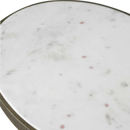 Uttermost - Jessenia White Marble Accent Table - 25135 veiw 3