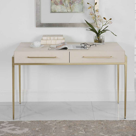 Uttermost - Jewel Modern White Desk - 22900 veiw 2