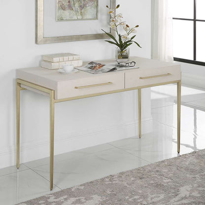 Uttermost - Jewel Modern White Desk - 22900 veiw 4
