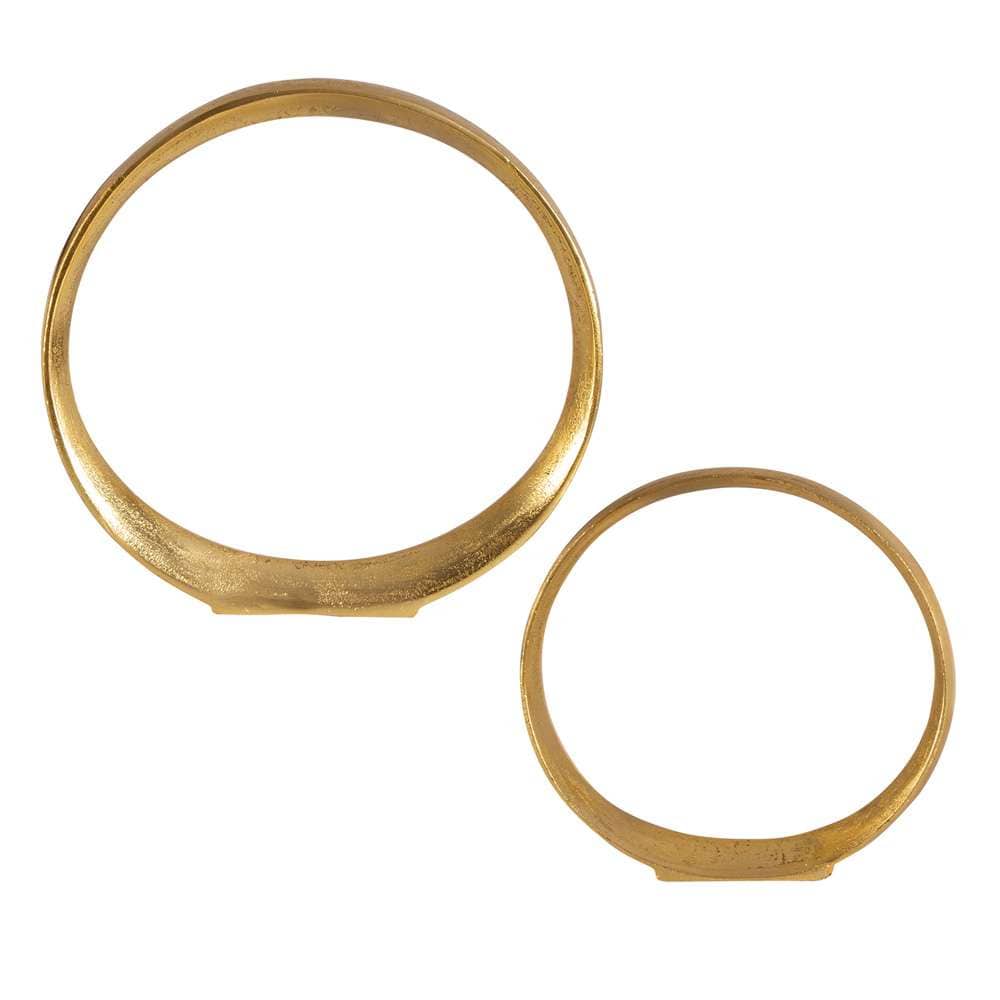 Uttermost - Jimena Gold Ring Sculptures Set/2 - 18961 veiw 1