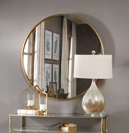 Uttermost - Junius Round Gold Mirror - 13887 veiw 2