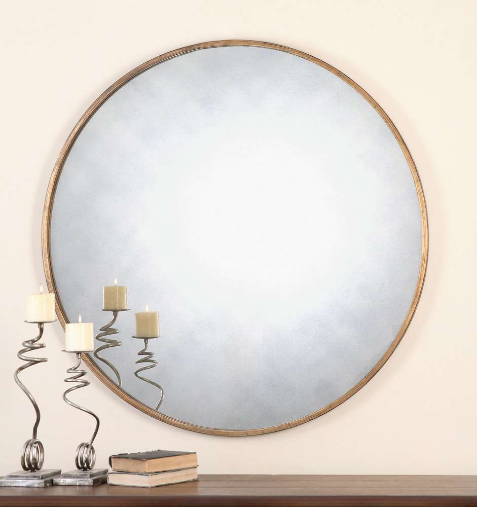 Uttermost - Junius Round Gold Mirror - 13887 veiw 3