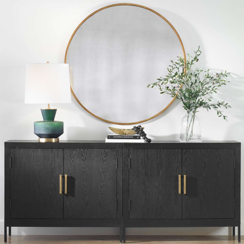 Uttermost - Junius Round Gold Mirror - 13887 veiw 4