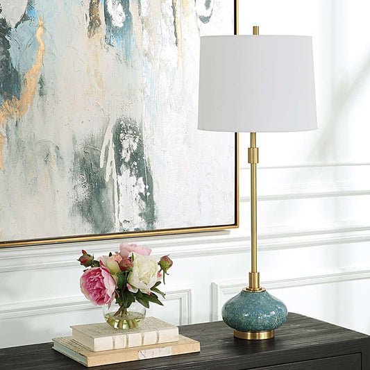 Uttermost - Kaimana Aged Blue Buffet Lamp - 30241-1 veiw 2