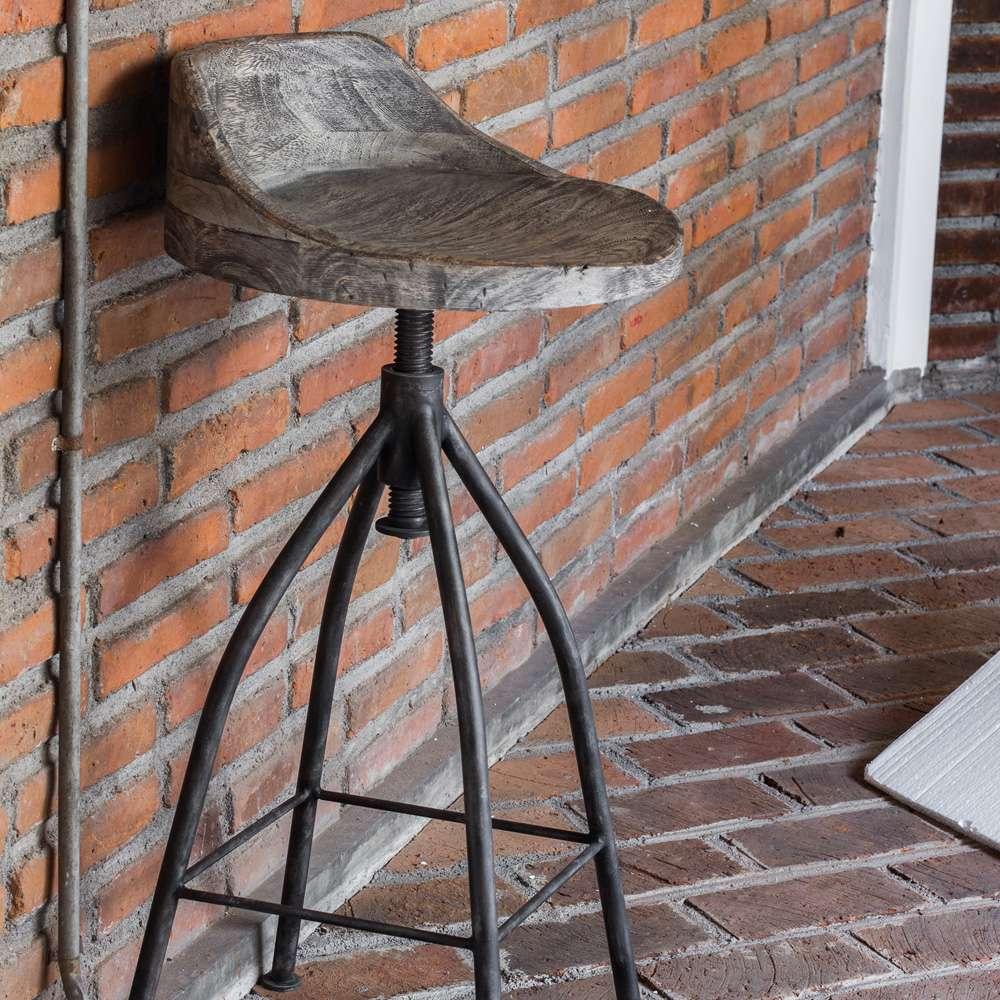 Uttermost - Kairu Wooden Bar Stool - 25726 veiw 2