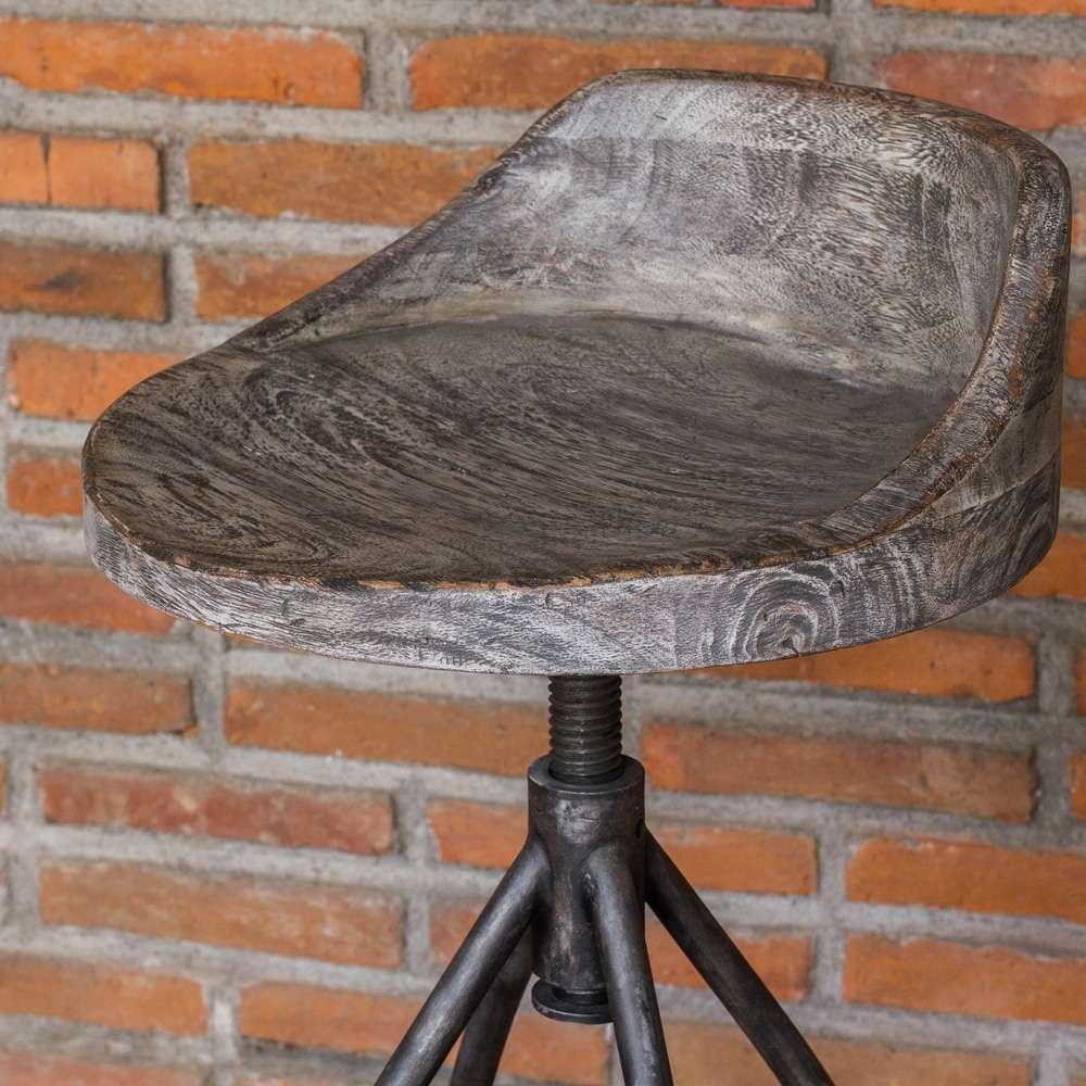 Uttermost - Kairu Wooden Bar Stool - 25726 veiw 3