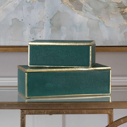 Uttermost - Karis Emerald Green Boxes (Set of 2) - 18723 veiw 2