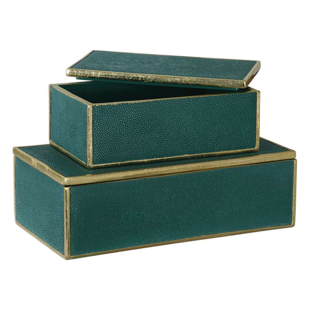 Uttermost - Karis Emerald Green Boxes (Set of 2) - 18723 veiw 3