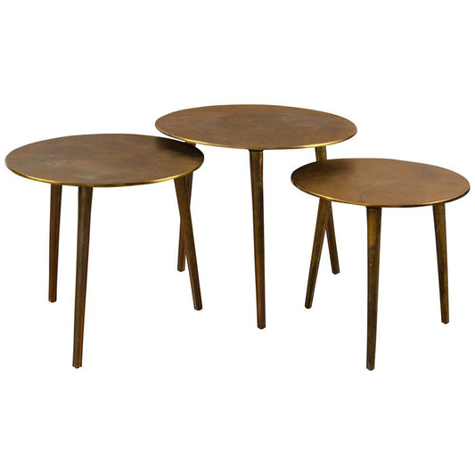 Uttermost - Kasai Gold Coffee Tables (Set of 3) - 25148 veiw 1