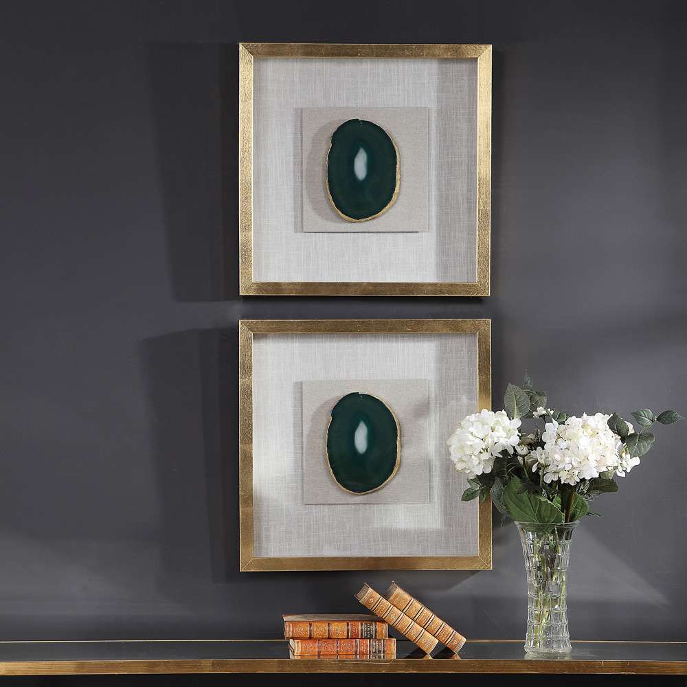 Uttermost - Keeva Agate Stone Shadow Box - 04187 veiw 3